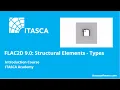 FLAC2D 9 0 Structural Elements - Types