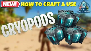 How To Craft Use Cryopods Ark Survival Ascended