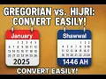 Tell What Islamic Hijri Year is this From Gregorian year In Seconds