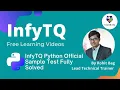 InfyTQ Python MCQs Solved Free InfyTQ Study s for 2023 Batch by Talent Battle