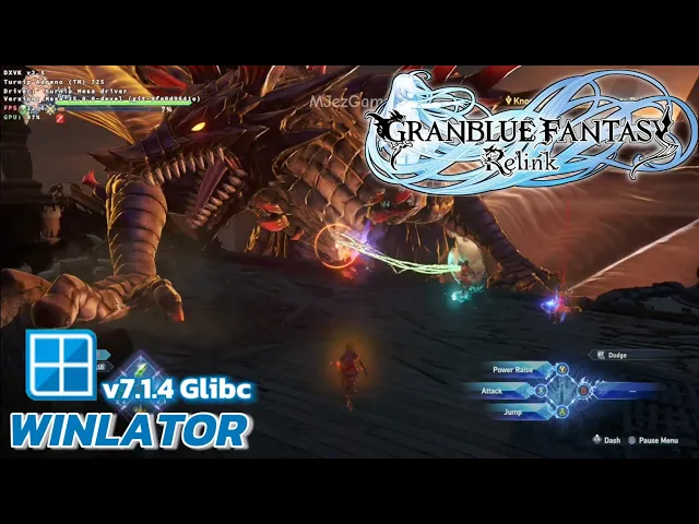 Winlator Glibc - Gameplay GranBlue Fantasy ReLink (Windows) On Android