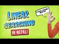 Linear Search algorithm in Java in Nepali