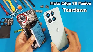 Moto Edge 70 Fusion Teardown | 50MP Sony Camera | SM7635-AC Snapdragon 7s Gen 4 Processor | Battery