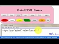 HTML PART 50 MAKE BUTTON HTML BANGLA TUTORIAL FOR BEGINNERS WEBSITE DESIGN FULL COURSE