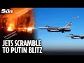 Lagu European fighter jets scrambled as Putin launches long-range missile blitz ahead of Ukraine talks