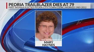 Trailblazing City of Peoria Clerk Mary Haynes dies at 79