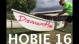 Dismantling the Hobie 16   live commentary