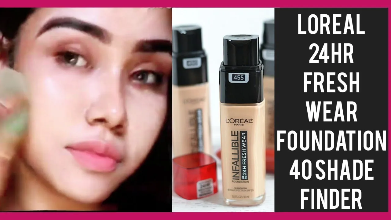 Loreal Paris Infallible Pro Matte Foundation || ALL 9 SHADES || OXIDATION TEST