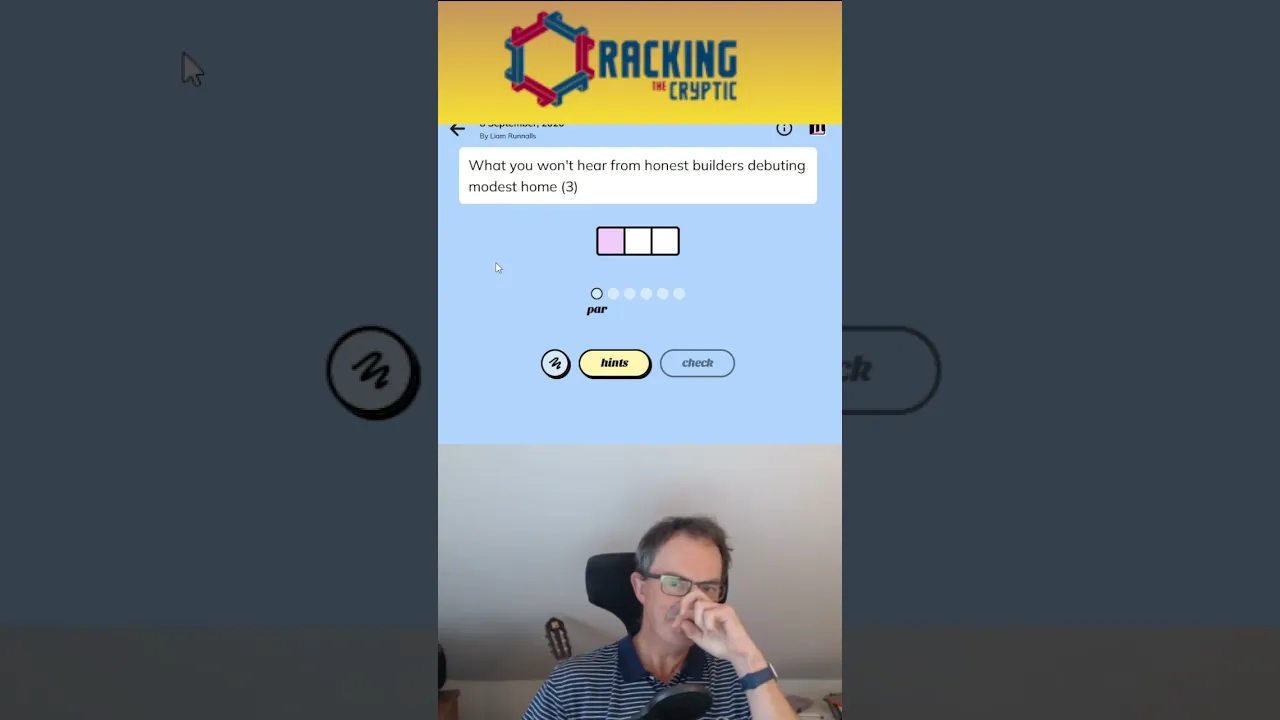 MinuteCryptic in a Minute - 8 Septmber 2026 - STUNNED.