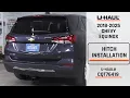 2018-2026 Chevrolet Equinox U-Haul Trailer Hitch Installation CQT76419
