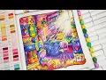 Color With Me ASMR Cozy Corner Coco Wyo Coloring Book Using Ohuhu Markers