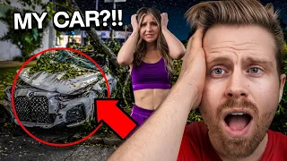 CRASHED THE $100,000 CAR *had to call 911*