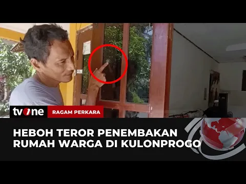 Dua Rumah Warga di Kulonprogo jadi Korban Teror Penembakan