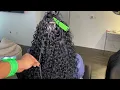 STEP-by - STEP VERY DETAILED BOHO knotless BRAIDS GLUE Hair by QueenssLoungeQL