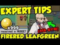 EXPERT LEVEL TIPS AND TRICKS For Pokemon FireRed LeafGreen - Advanced Pokemon FRLG Tips