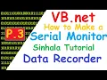 How To Make A Serial Monitor Using VB NET Part 3 Data Recorder Sinhala Tutorial
