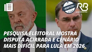 Datafolha: Lula tem 46% e Flávio Bolsonaro 43% das intenções de voto | Aconteceu na Semana