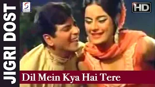 dil mein kya hai tere lata mangeshkar mohammed rafi jigri dost 1969 jeetendra mumtaz komal 