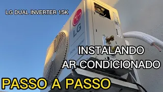 Vídeo Aula - Como Instalar um Ar Condicionado Split Corretamente - Passo a Passo - LG Dual Inverter