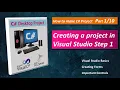 How to make C desktop project Microsoft Visual Studio CSharp Sql Server Banking Project Part 1