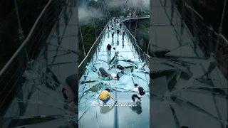 Glass Bridge Collapse In China Caught On Camera 
