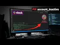 How to Fix Slack API account - inactive Error