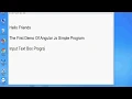 AngularJS Tutorial - simple application First program in AngularJS