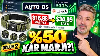 Yapay Zekâya Dropshipping Mağazamı Yönettirdim! (AutoDS + Shopify)