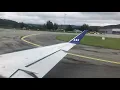 Lagu Taxi and Takeoff SAS CRJ-900 Trondheim Airport Værnes