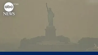 دخان حرائق الغابات الخطير يغطي ولاية ويثير تحذيرات بشأن جودة الهواء لملايين السكان دندنها