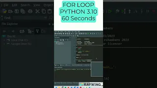 For Loop Python 3 10 - Iteration in 60 Seconds