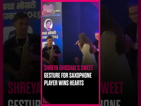 A beautiful musical moment unfolded after Shreya Ghoshal was honoured #shorts #ytshorts