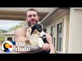 Terrified Aussie Puppy Melts Into Her New Dad s Arms The Dodo