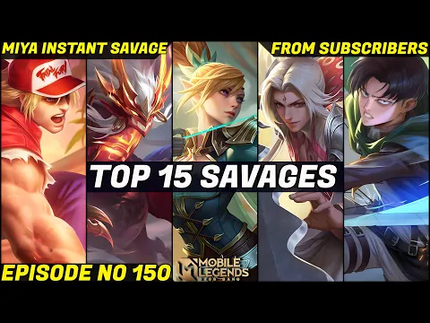 Download MP3 Mobile Legends TOP 15 SAVAGE Moments Episode 150- FULL HD
