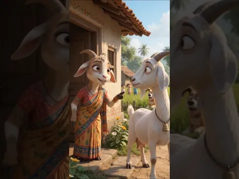 Goat and his wife🤯 #trending #animation #shorts #goat #funny #facts #explainwithmuntaha