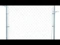 Fit-Right Adjustable Chain Link Fence Gate
