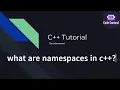 What is using namespace std namespaces in C namespace pollution coding Interview