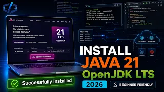 How to Install Java 21 OpenJDK LTS on Windows 2026 Eclipse Adoptium Complete Guide