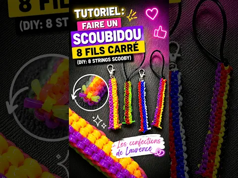 #shorts #scoubidou #8fils #carré