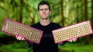 $40 vs. $1,400 Wooden Keyboard