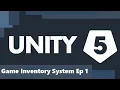 Unity 5 Inventory System Ep1 Getting things ready