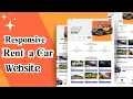 HTML CSS JS Responsive Rent a Car Website Design