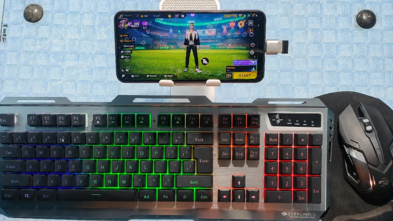 Free Fire Pro Setup Tour ⚡ | Mobile Gaming With Keyboard & Mouse