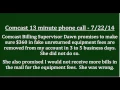 Comcast Supervisor Dawn fails to remove my fake unreturned equipment fees