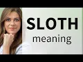Sloth SLOTH meaning