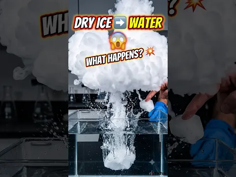 What Happens When Dry Ice Hits Water 💥