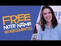3 Free Note Name Worksheets - Music Theory Worksheets from MakingMusicFun net