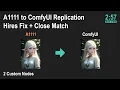 Lagu 🟢EN: A1111 to ComfyUI Replication: Hires Fix + Close Match