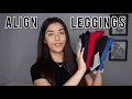 LULULEMON TRY ON HAUL - COMPARING THE DIFFERENT LENGTHS OF ALIGN LEGGINGS