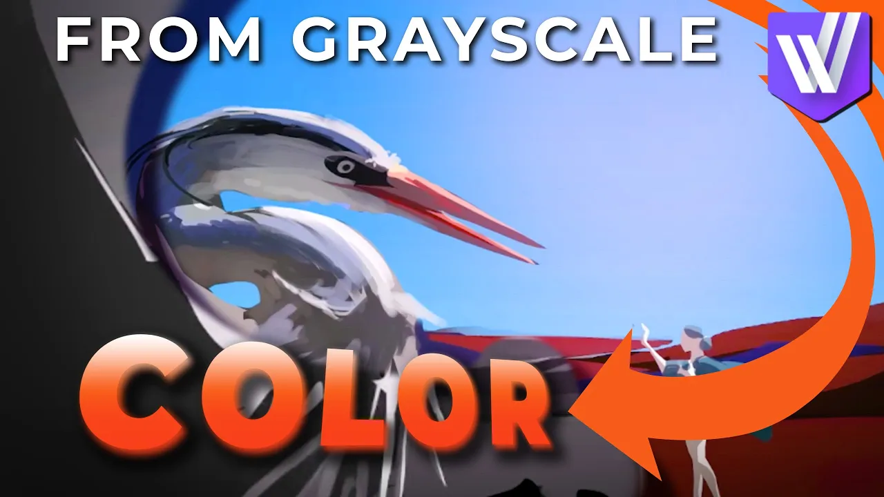 Turn a Grayscale Digital Painting to Color FAST with Adjustment Layers | Webinar with Axel Sauerwald